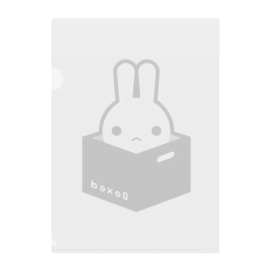 ツギハギ ニクの【Boxed * Rabbit】白Ver クリアファイル