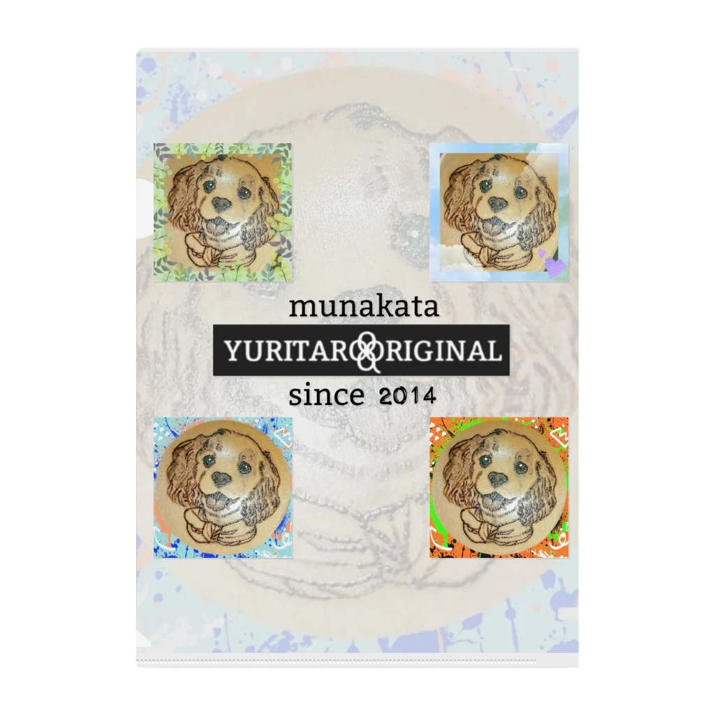 YURITAROORIGINLのAmerican Cocker Spaniel,わるそう坊主のコッカースパニエル Clear File Folder