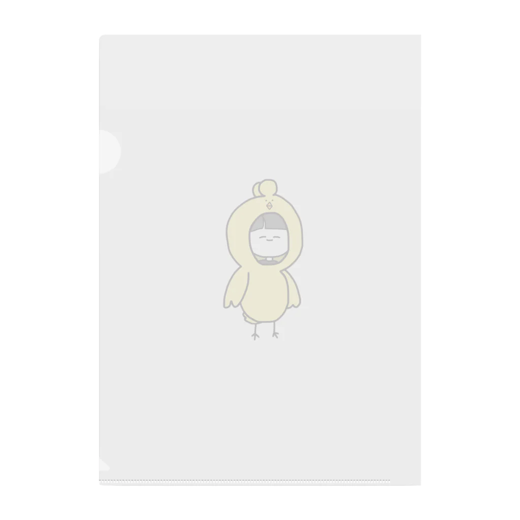 ぴえとろくんのゆるとろのひよこくん Clear File Folder