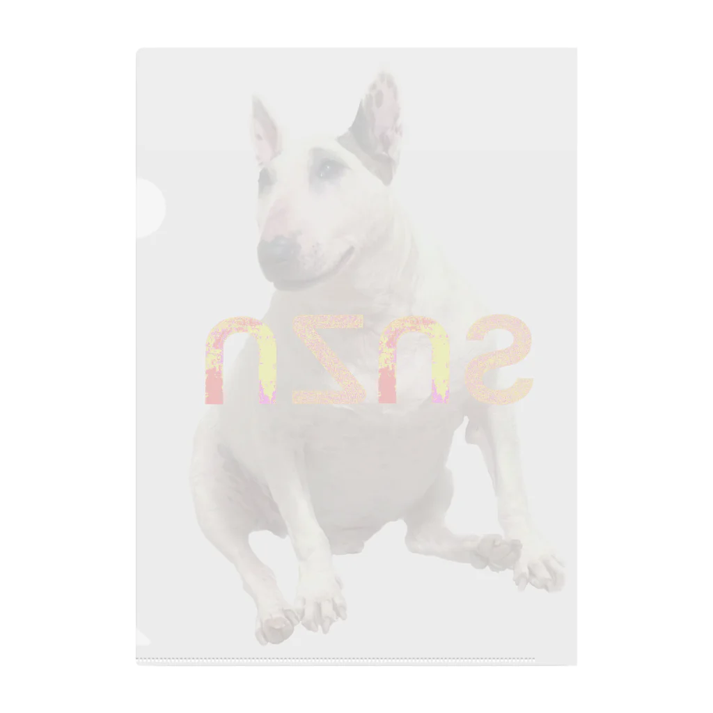 snznのsnzn_BullTerrier Clear File Folder