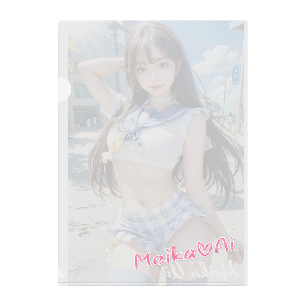 Meika AI goods storeのSailor swimwear Clear File Folder