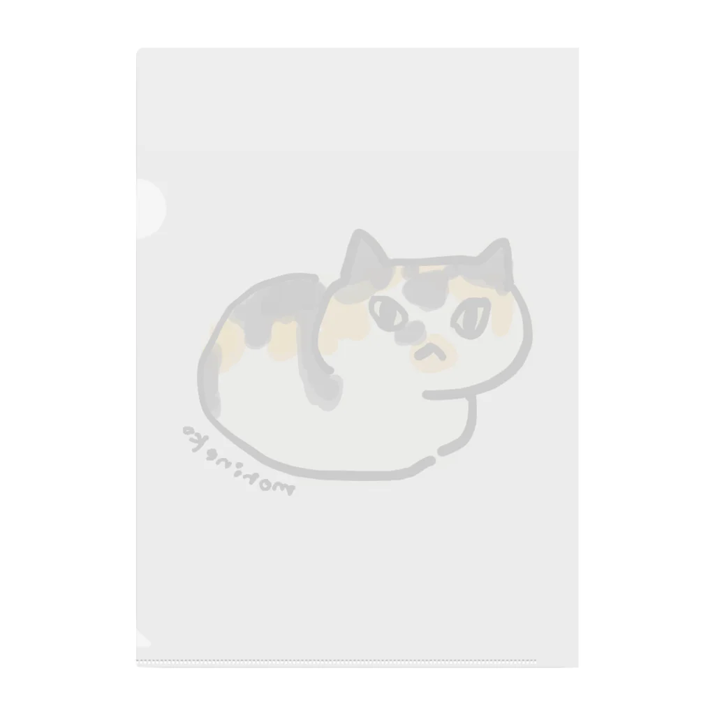 保護ねこカフェ もりねこのなつめちゃん Clear File Folder