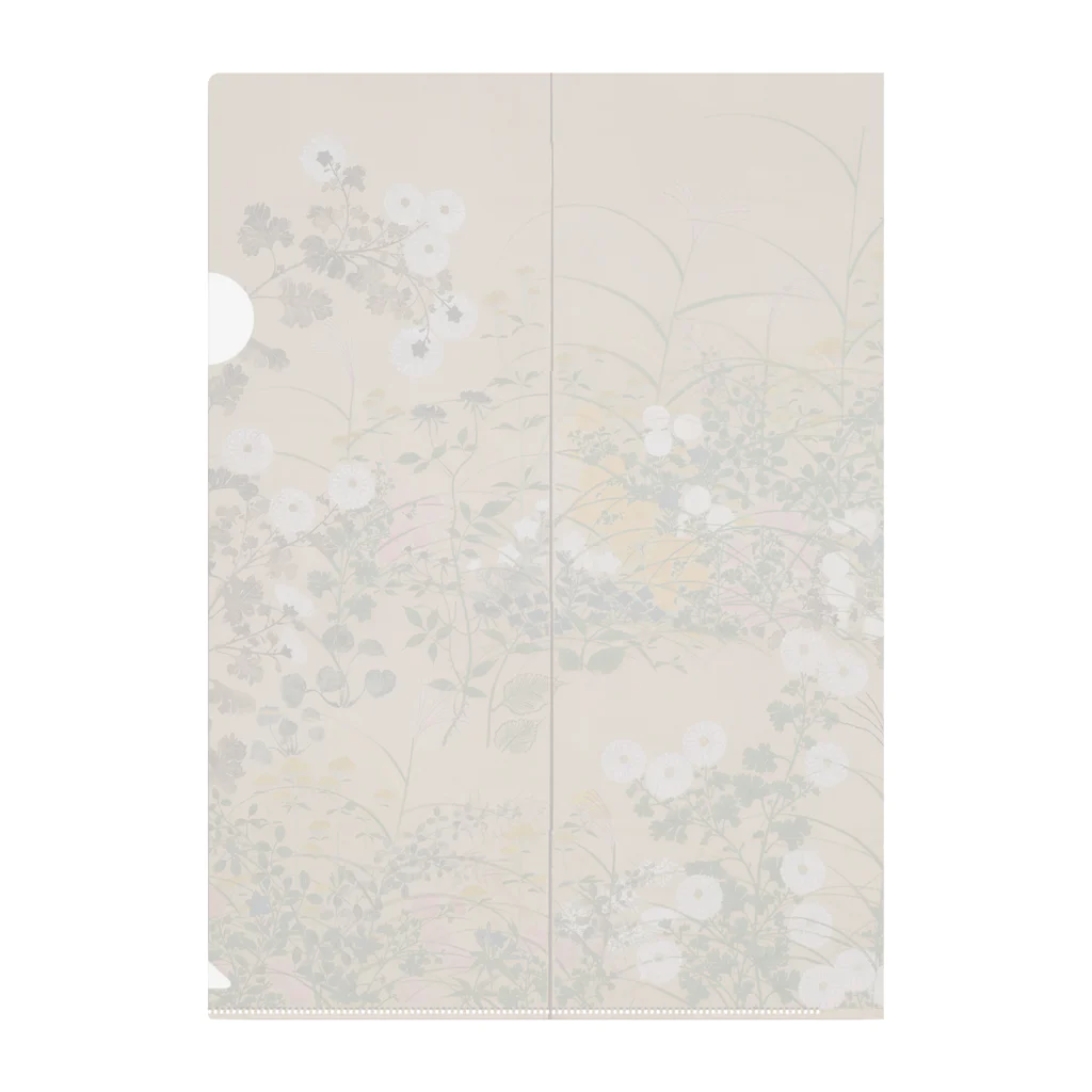 寿めでたや(ukiyoe)の日本画：尾形光琳_秋草図 右隻 Clear File Folder