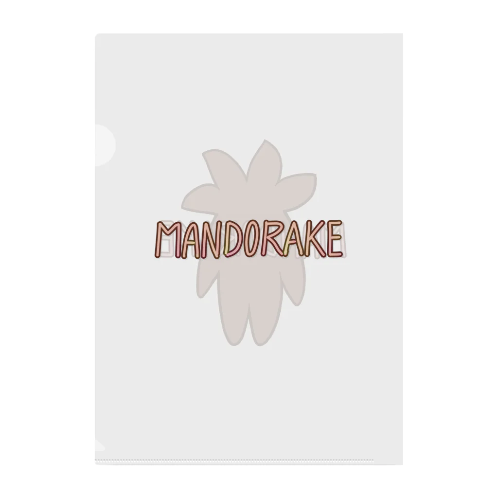 Aangel444MのMANDORAKE クリアファイル