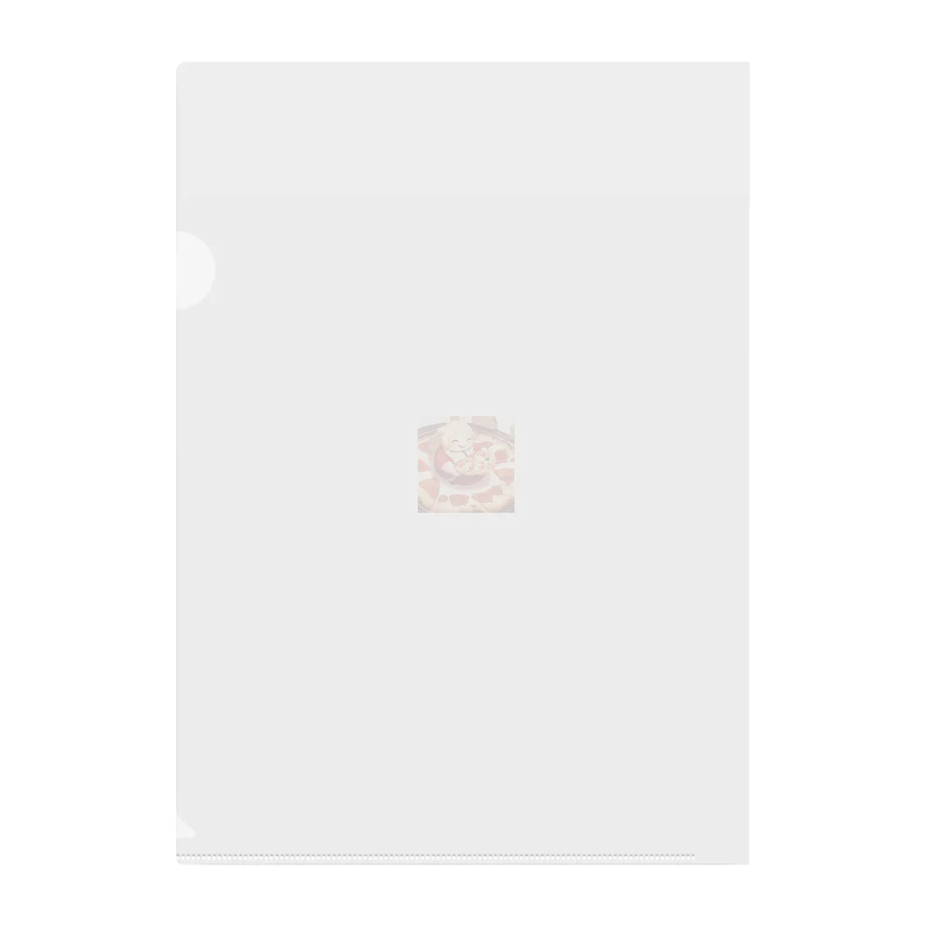 がみみしょつぷのピザを食べるデブ Clear File Folder