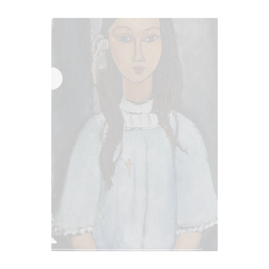 ArtGalleryのモディリアーニ　アリス（Alice）Amedeo Modigliani/1918年 Clear File Folder