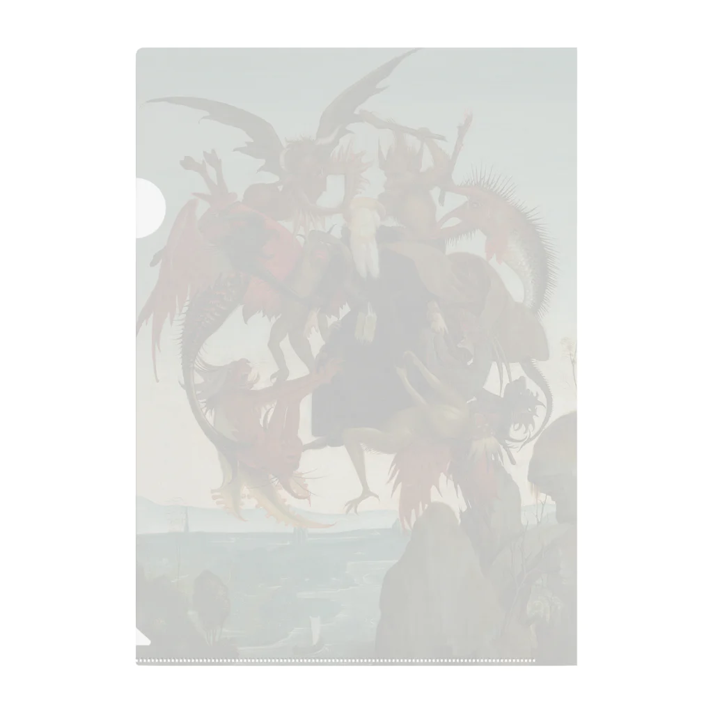 世界美術商店の聖アントニウスの苦悩 / The Torment of Saint Anthony Clear File Folder