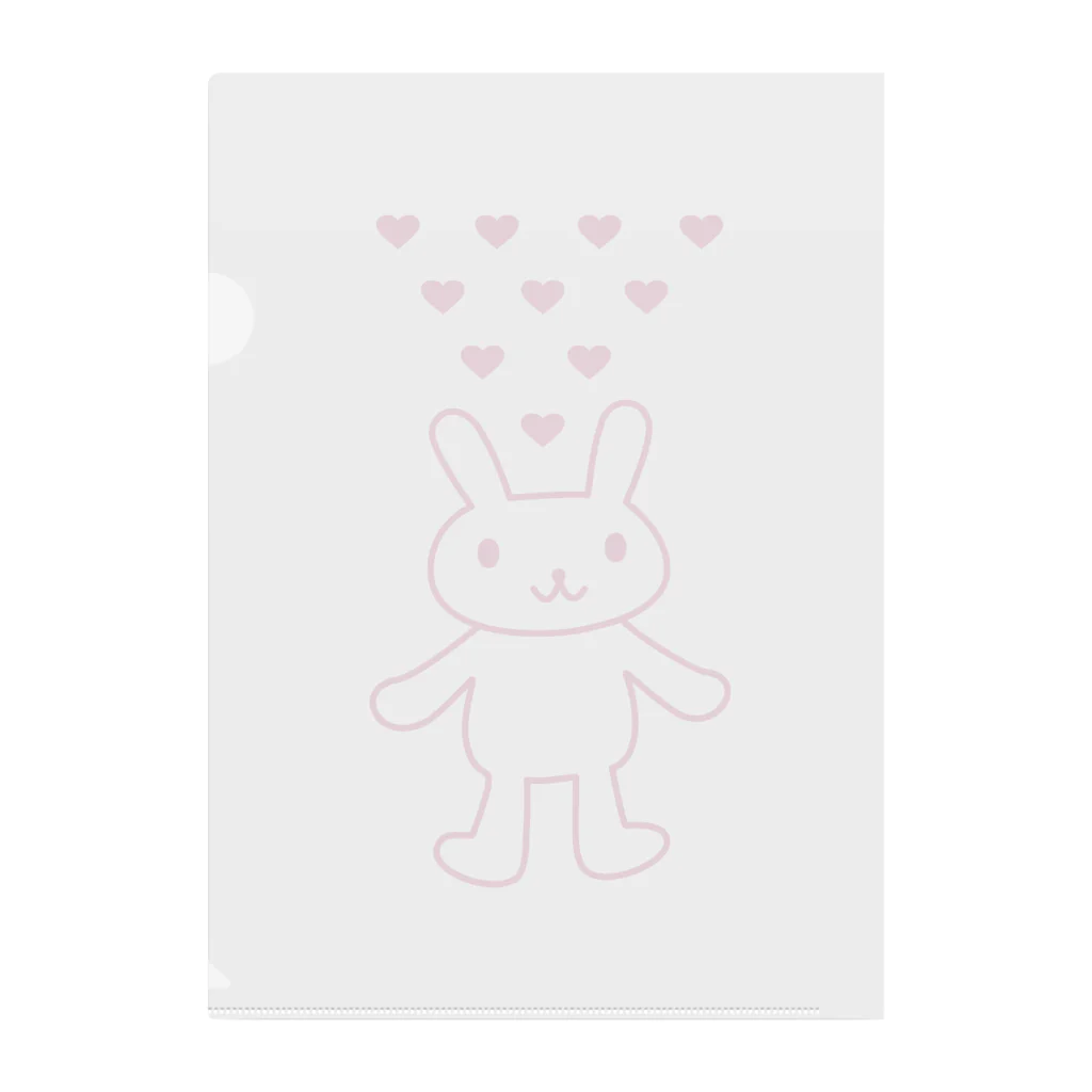 AROMA☆LOVELYのLOVELY♡RABBIT Clear File Folder