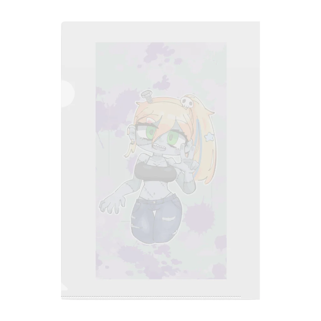 そにぃのGAL ZOMBIE GIRL Clear File Folder