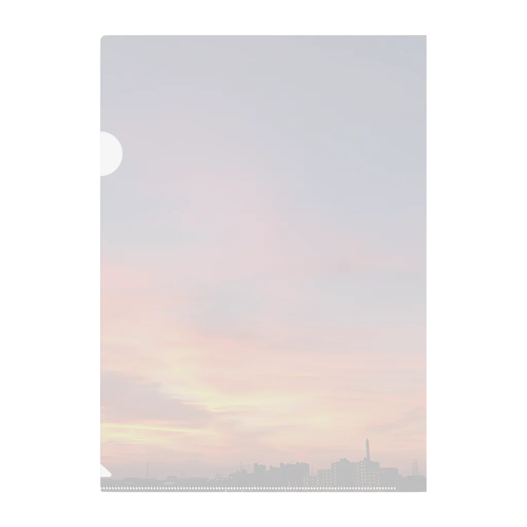 cielの贅沢な夕焼け Clear File Folder