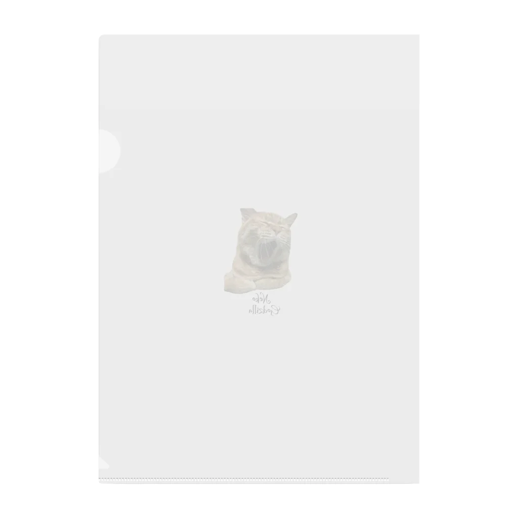 kikaku の猫ごじら Clear File Folder