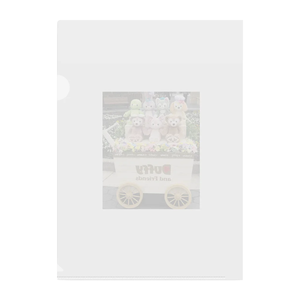 ともきちStoreのダッフィフレンズ Clear File Folder