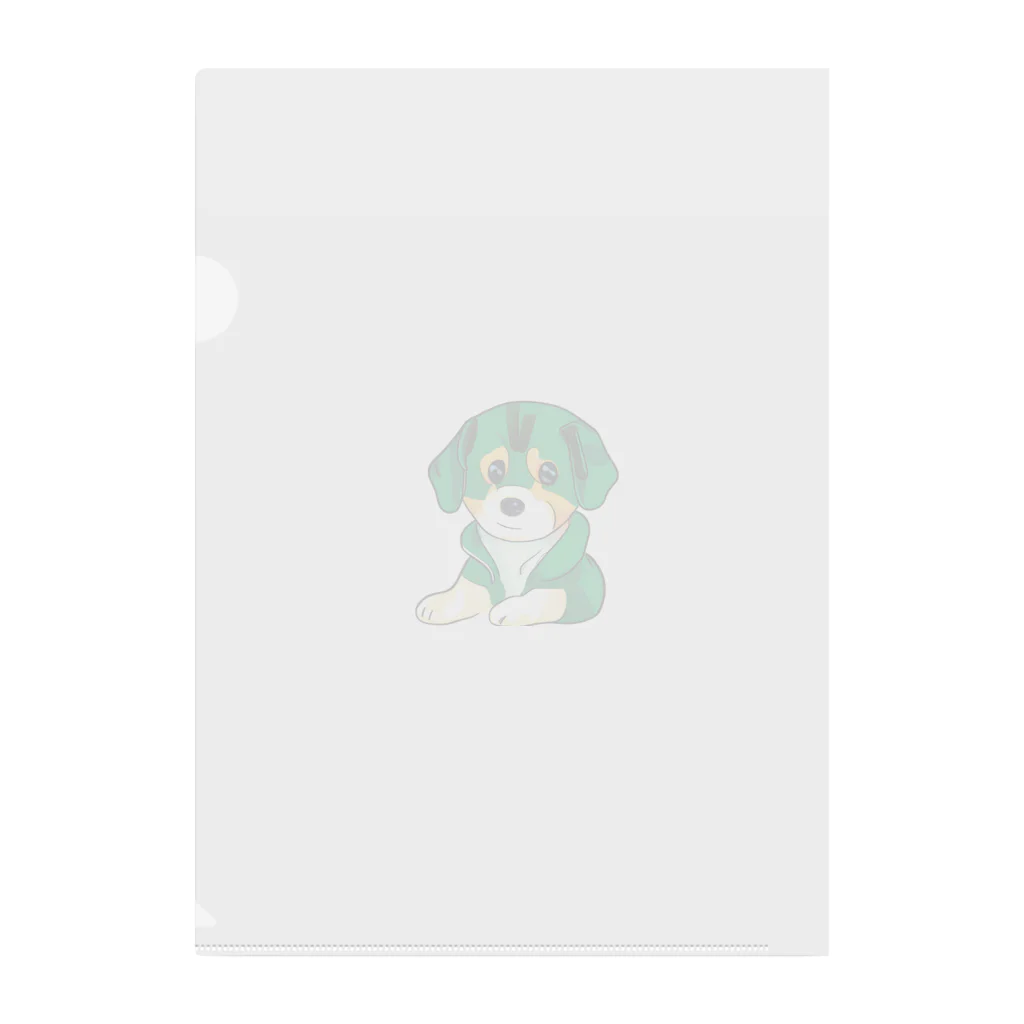 kappaのかわいい子犬 Clear File Folder