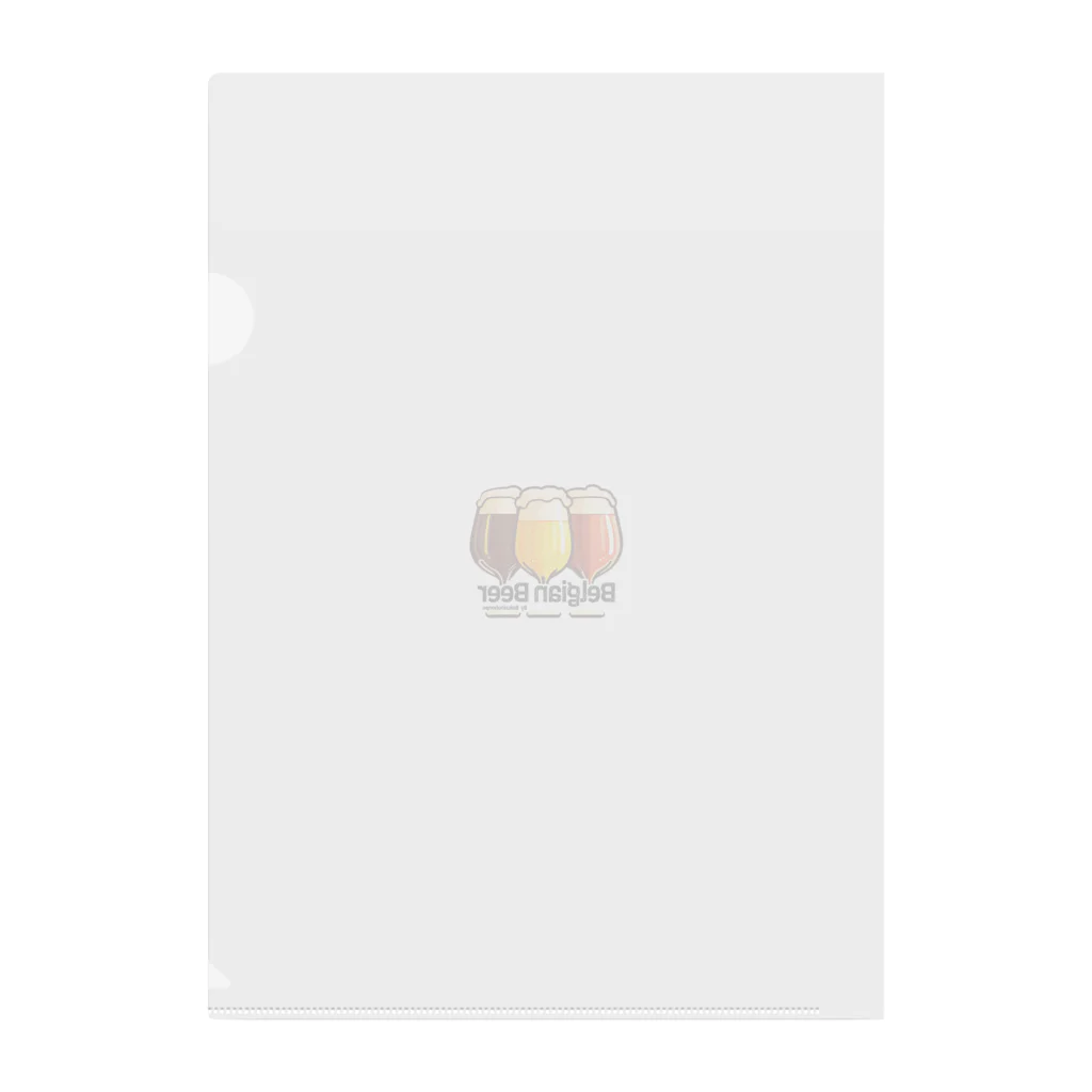 ベルギービールバー麦酒本舗公式グッズの3Belgian Beers Clear File Folder