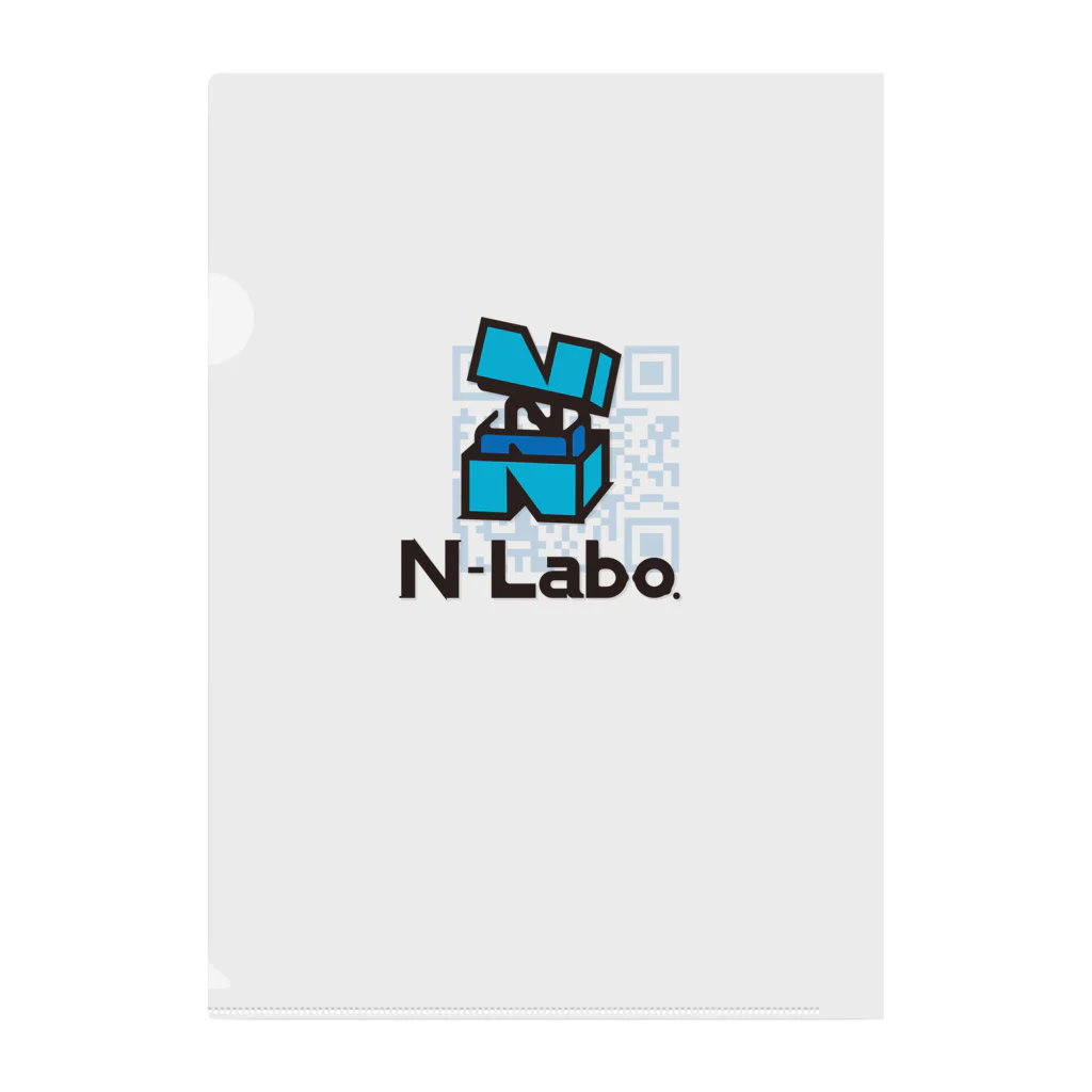 N-Laboのアパレル のQRコード Clear File Folder