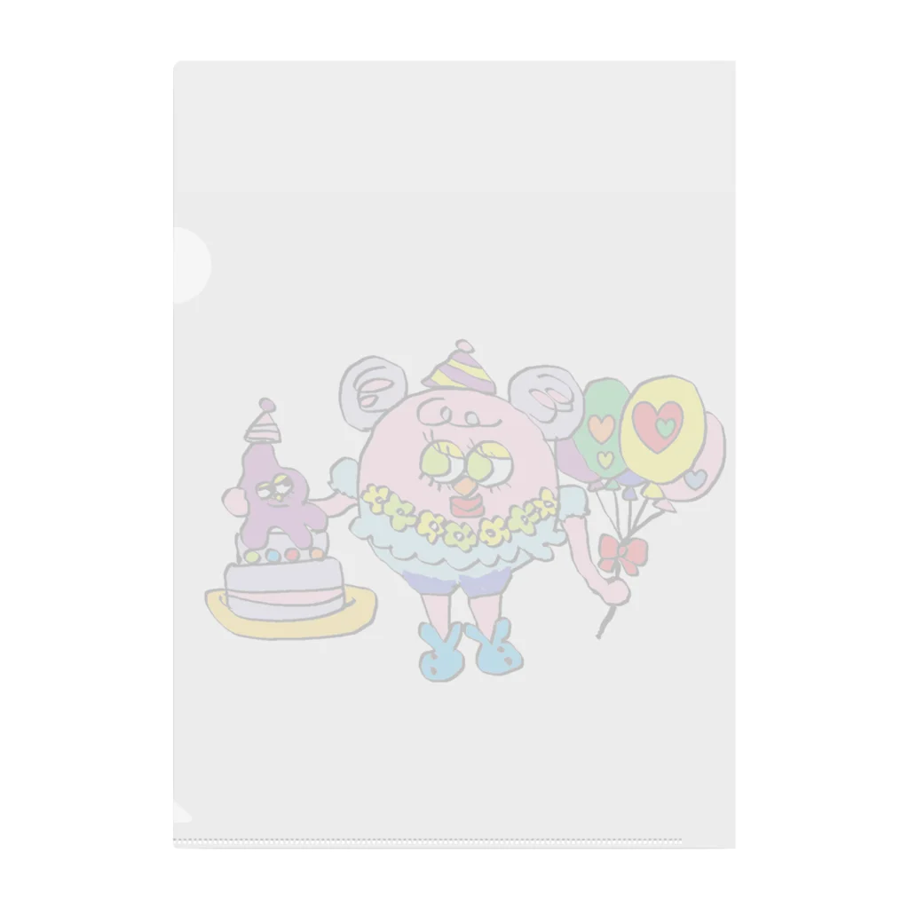 ｉｐｕｙａ(イプヤ)の【パーティー】ナオコとミッチョン Clear File Folder