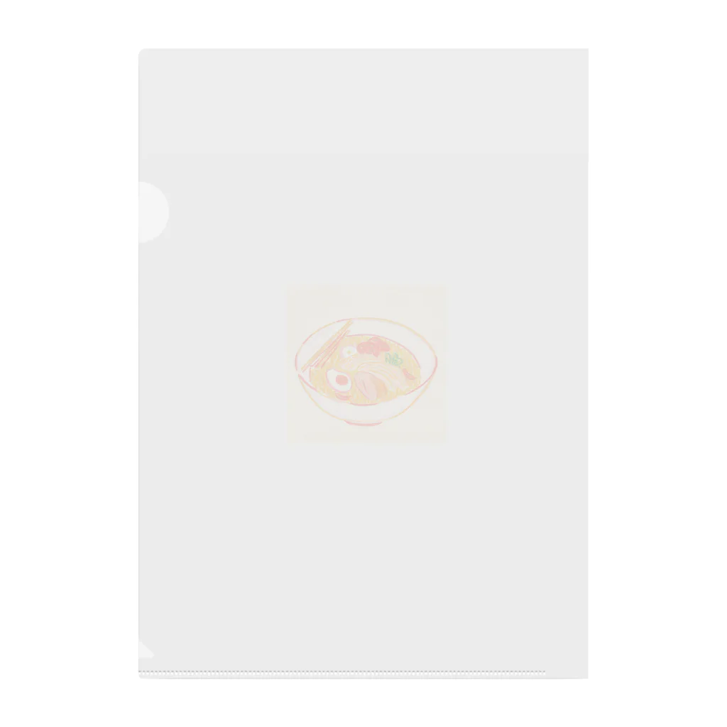 N氏のデザイン倉庫(Mr. N's Design Warehouse)の昭和のラーメン Clear File Folder