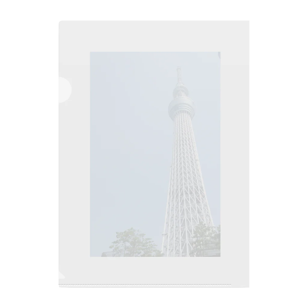 kyurakkoのTOKYO SKYTREE Clear File Folder