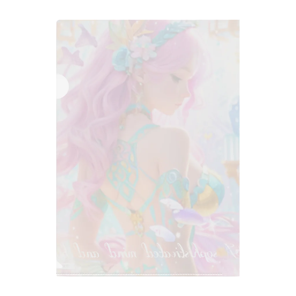 💖宇宙整体♪🌈♪こころからだチャンネル♪💖のA sophisticated mind and body Clear File Folder