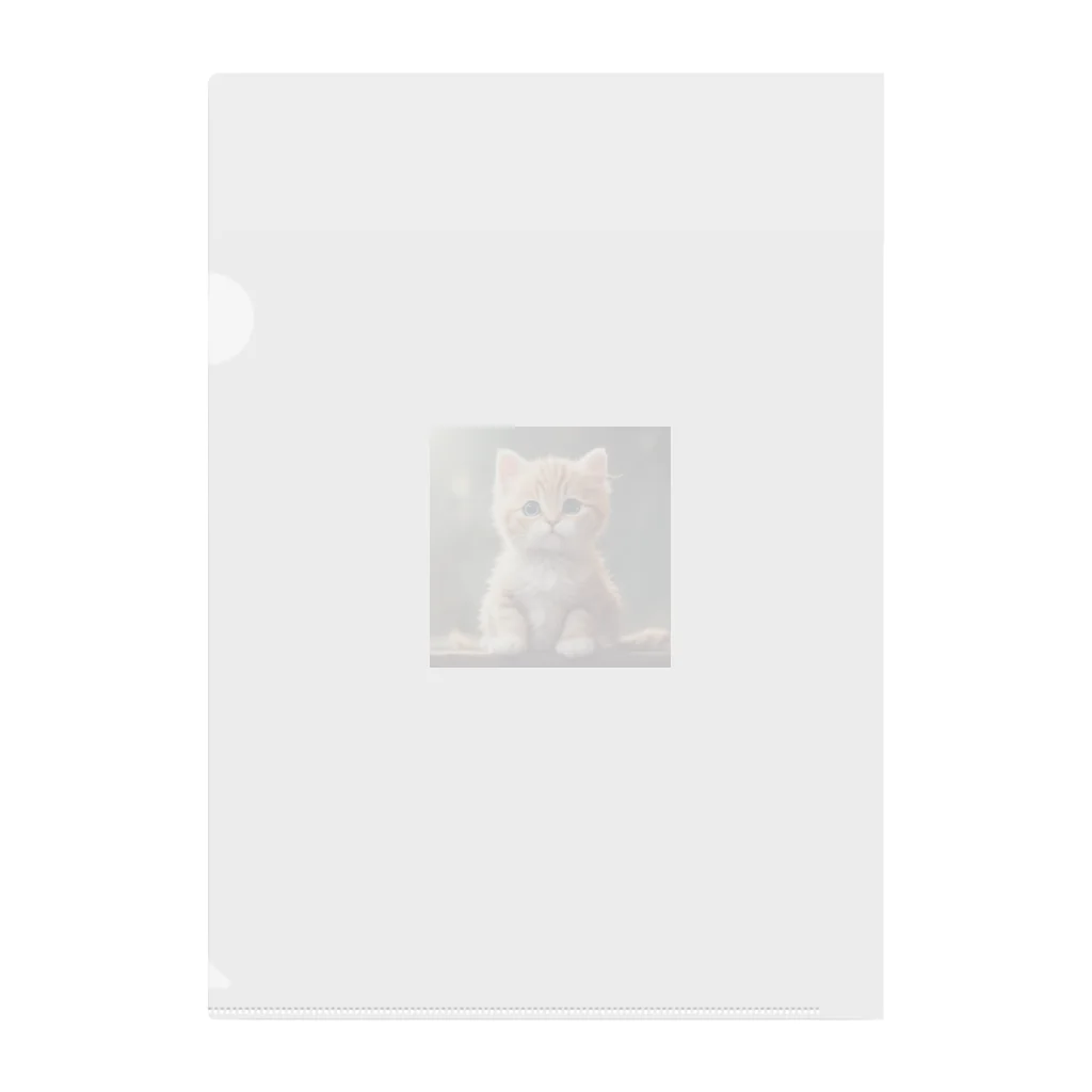 tetuharuのキュートな子猫 Clear File Folder