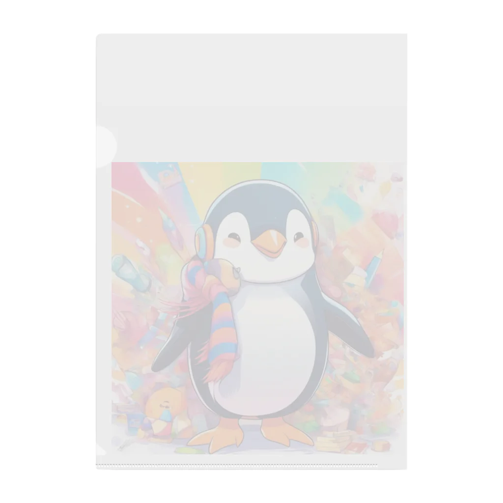 aki7sの笑顔のペンギン Clear File Folder