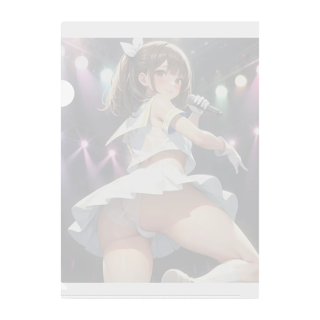 CONV工房公式グッズのIdol on stage Clear File Folder