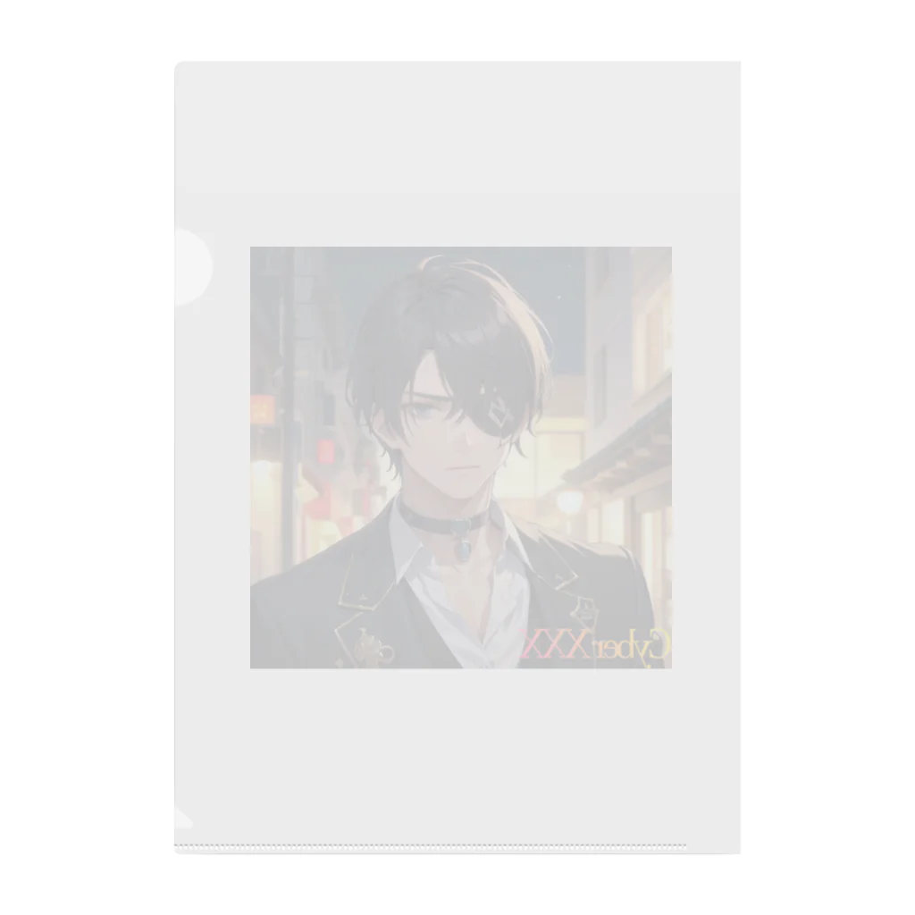 Cyber XXXの眼帯王子 Clear File Folder