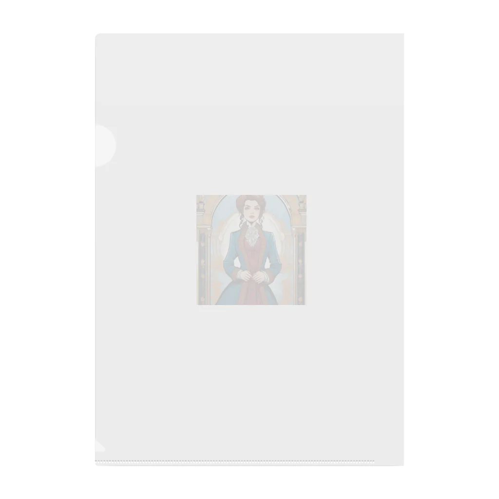 Stylishの令嬢の誇り Clear File Folder