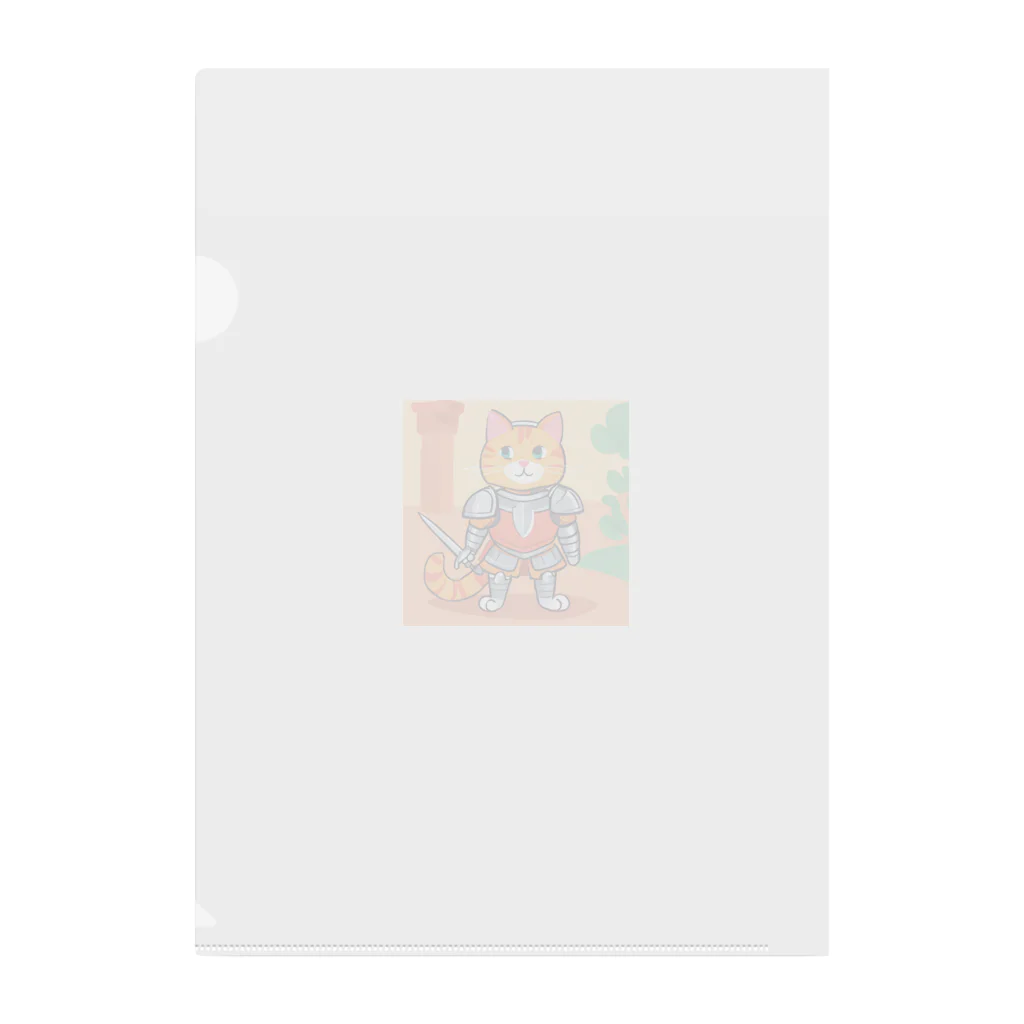 人生Storeの勇者猫 Clear File Folder