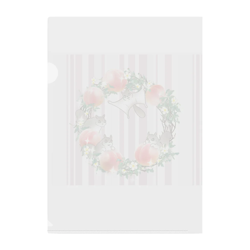 甘栗堂のももモンガ　グッズ Clear File Folder