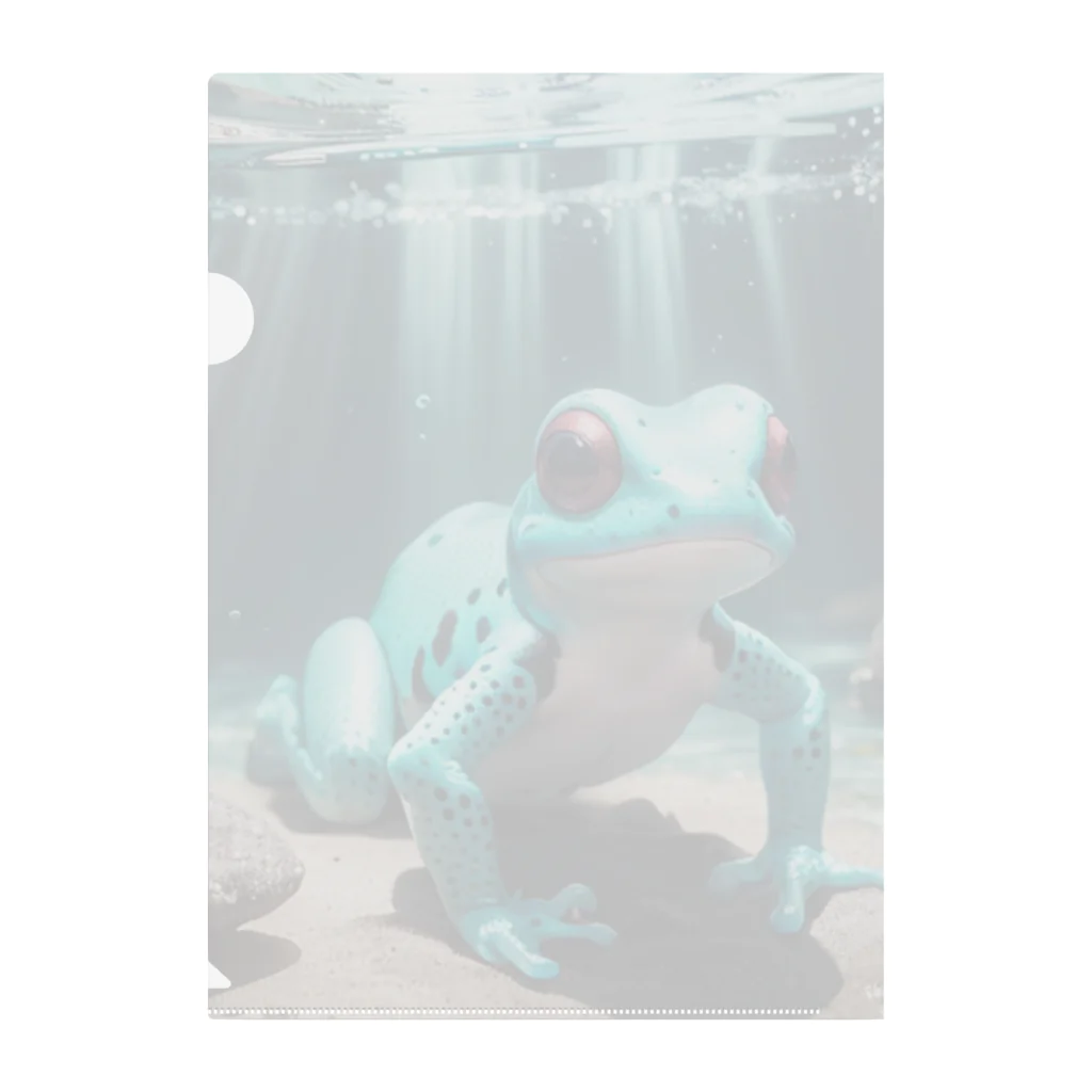 人魚の夢の新種発見ヤドクガエル Clear File Folder