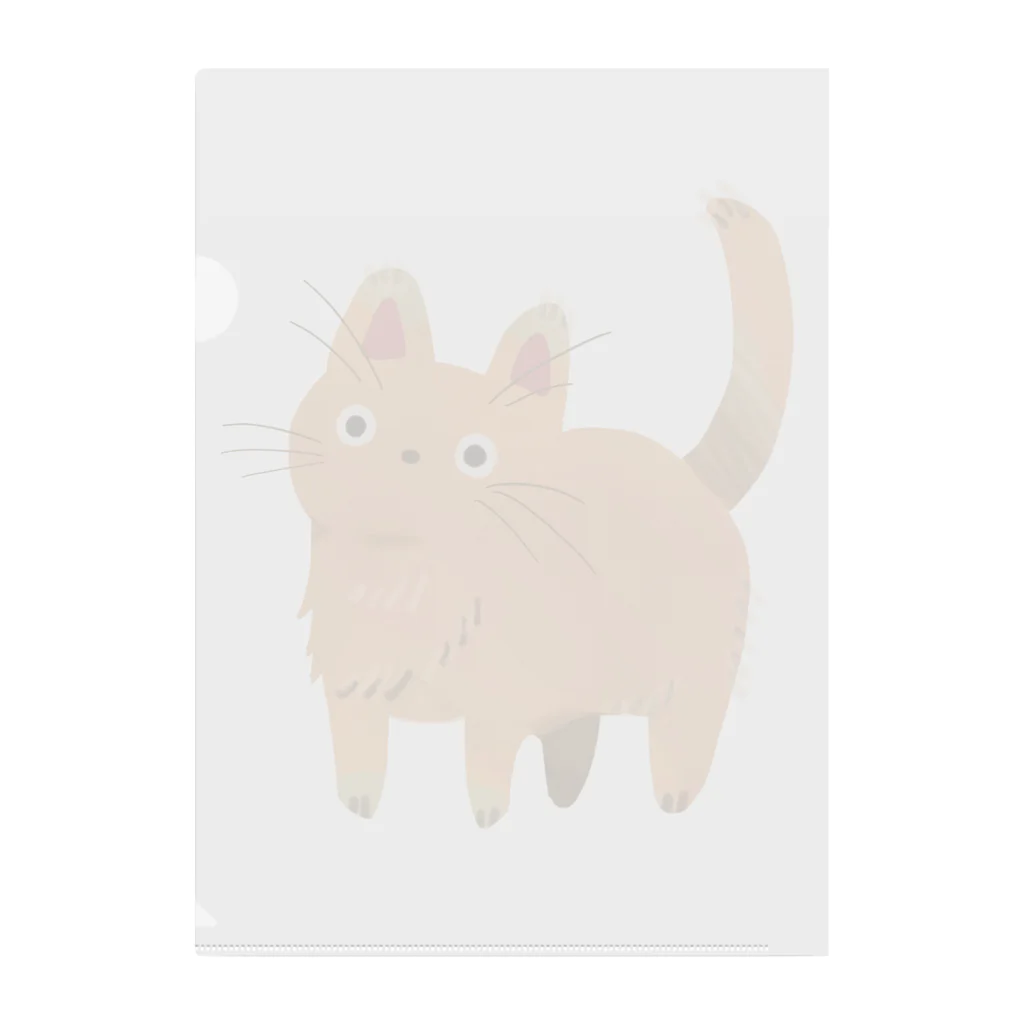 うずら舎のぽやぽや猫 Clear File Folder