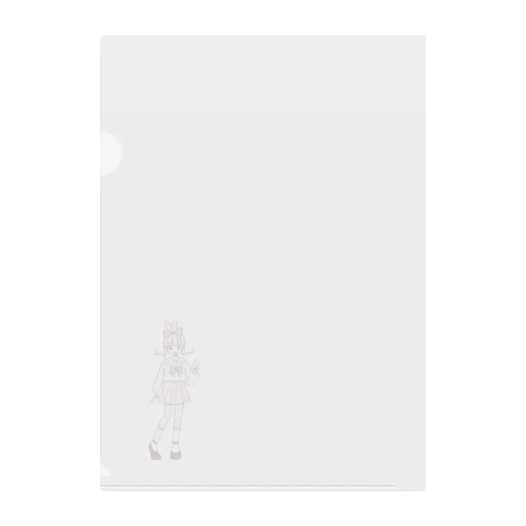 喫茶店のピース Clear File Folder