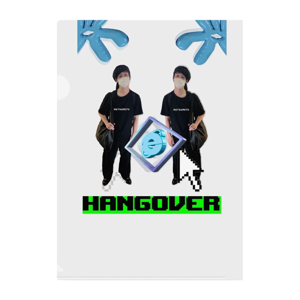 HANGOVER松本のHANGOVER 松本 クリアファイル