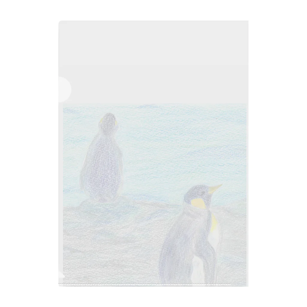 つぎのラピス島ペンギン Clear File Folder