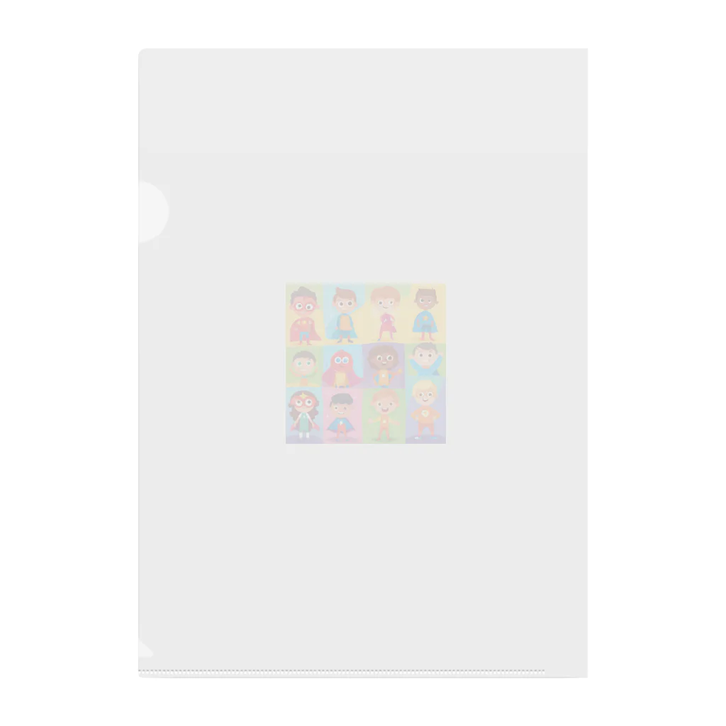 Satoshi27のユニークな特徴や能力子供たち Clear File Folder