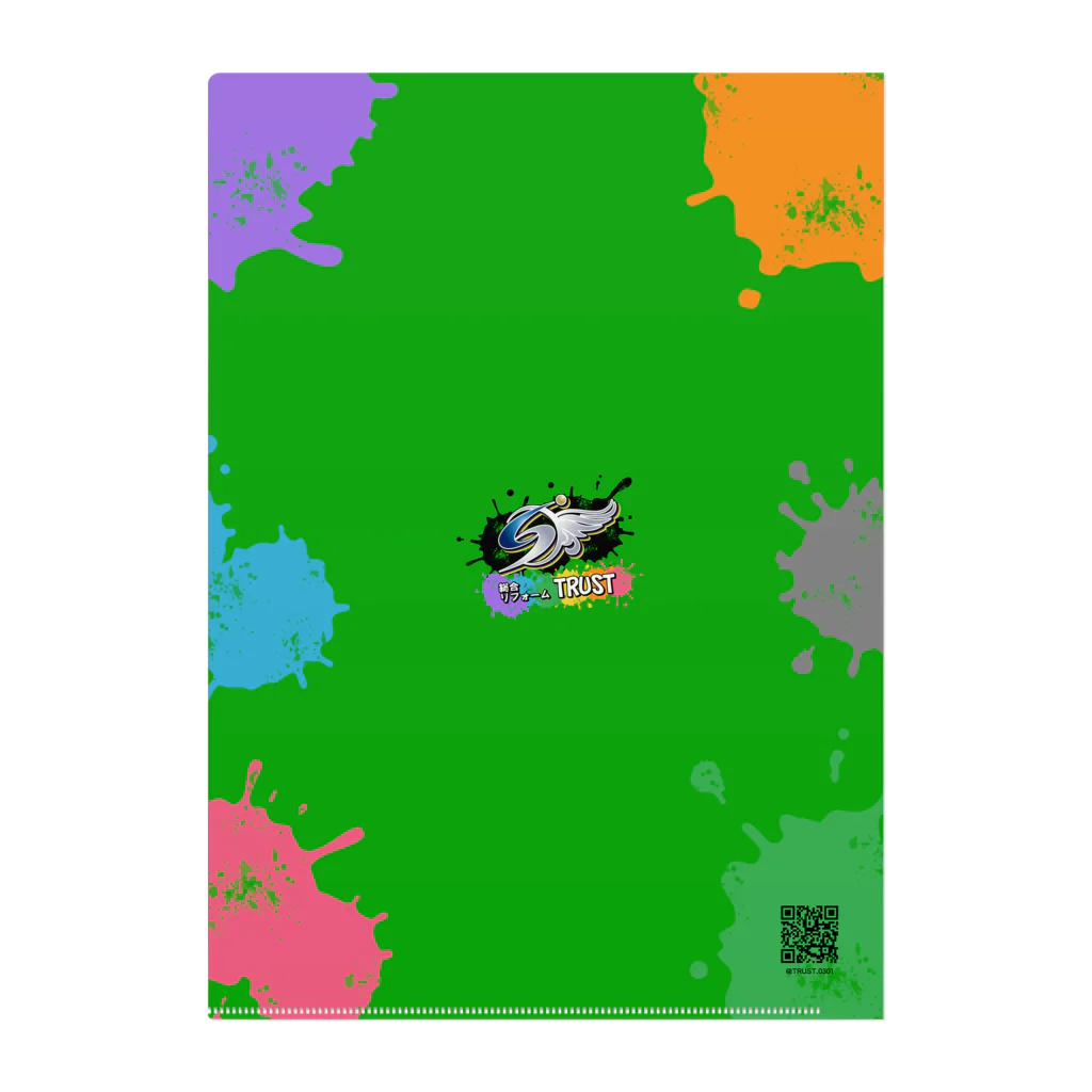 marudonchanのTRUSTクリアファイル（緑） クリアファイル