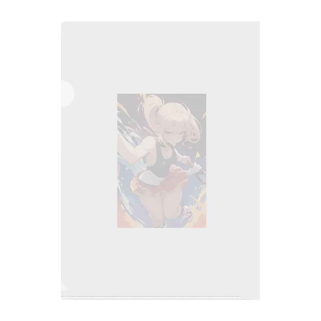 T-tyuruのテニス少女 Clear File Folder