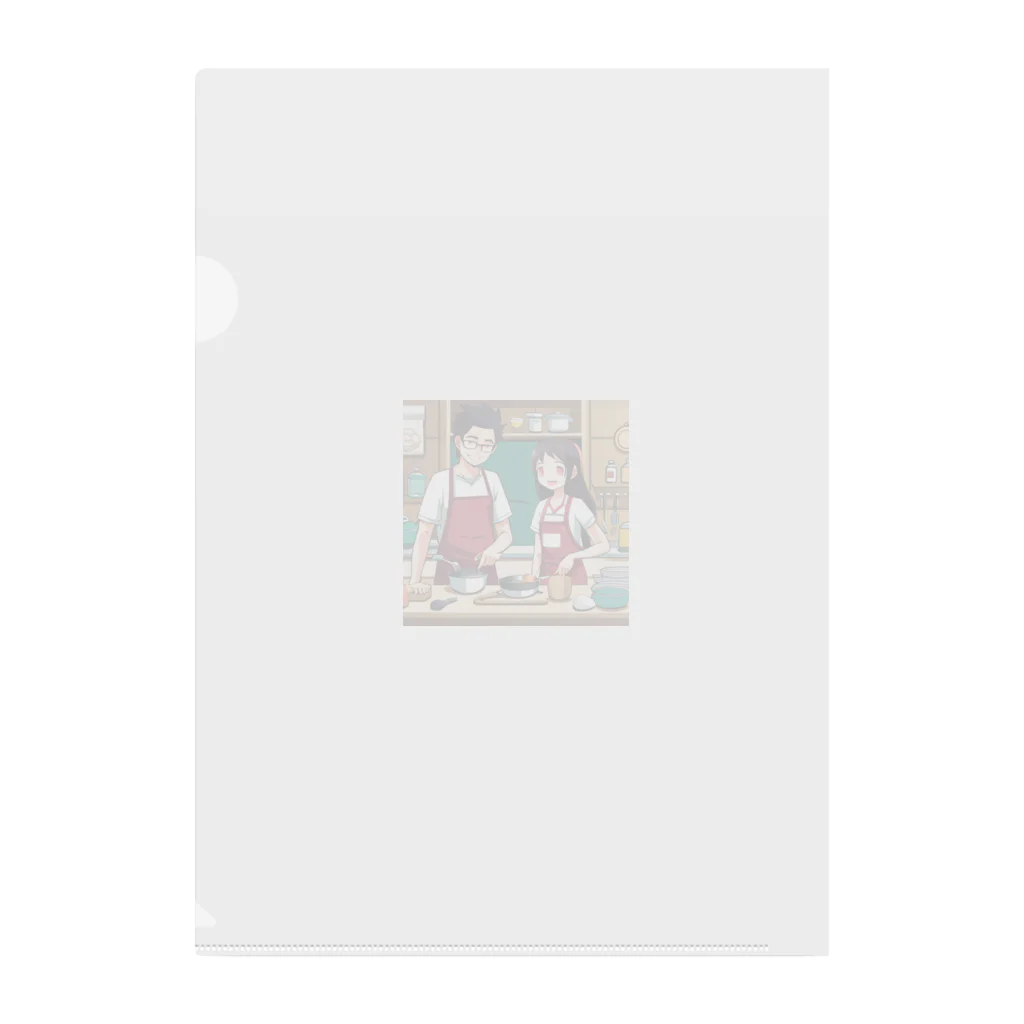 toko-tenの料理しる Clear File Folder