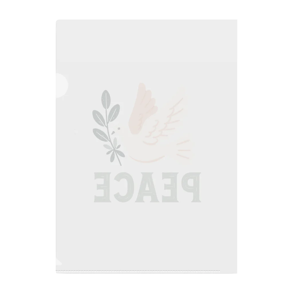 アメーバ2世の平和のハト クリアファイル