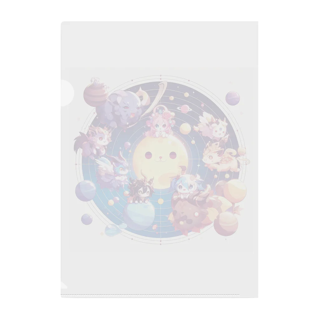 ポジパレード 🎉の惑星はーもにーず🌞 Clear File Folder