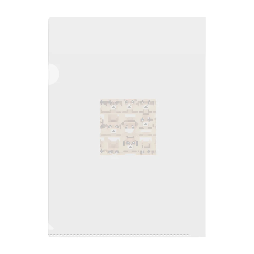 koba777のドット絵チワワ Clear File Folder