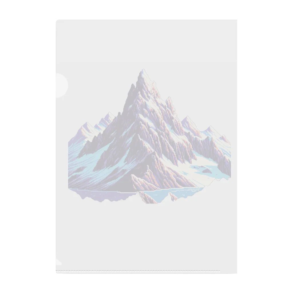 nkrailsの冬山 クリアファイル