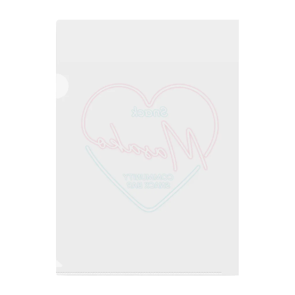 スナックまさこのスナックまさこ　オリジナルグッズ Clear File Folder