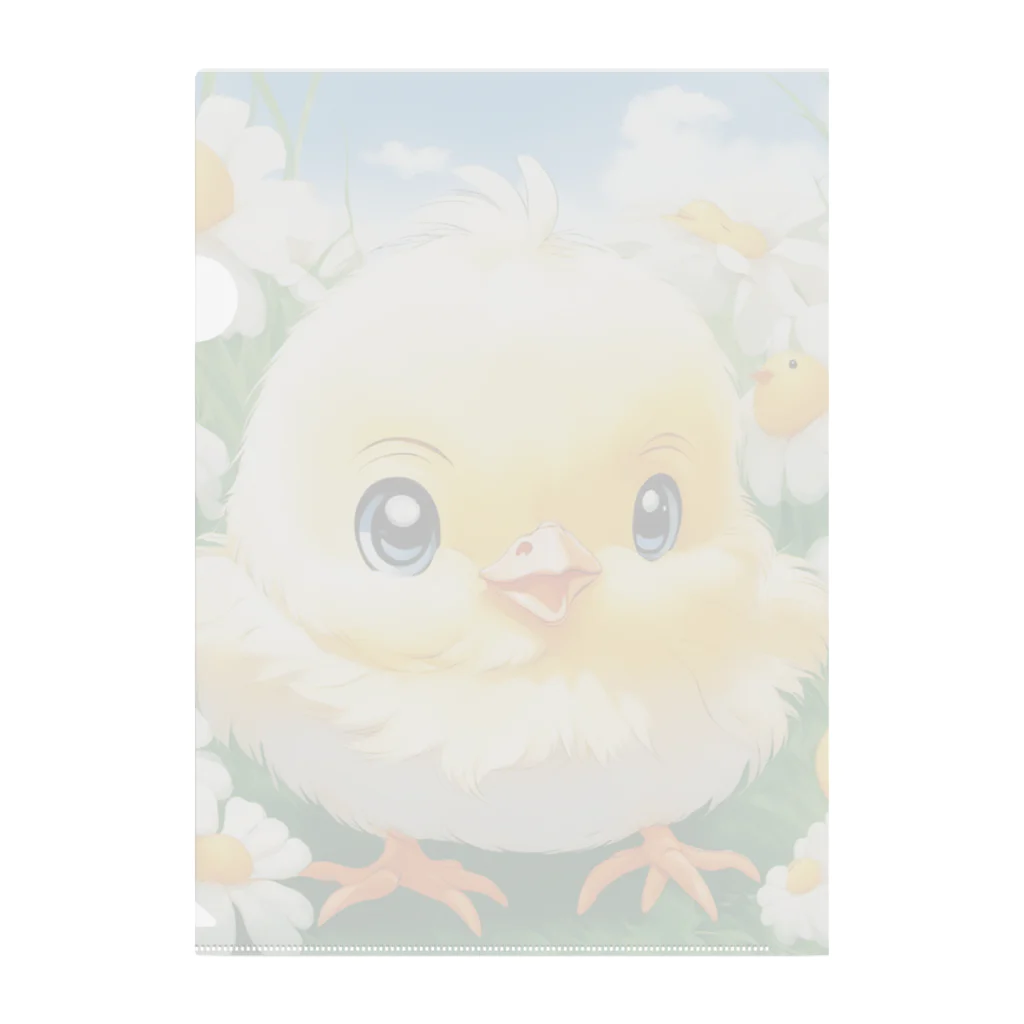 JUNのひよこの赤ちゃん 01 Clear File Folder