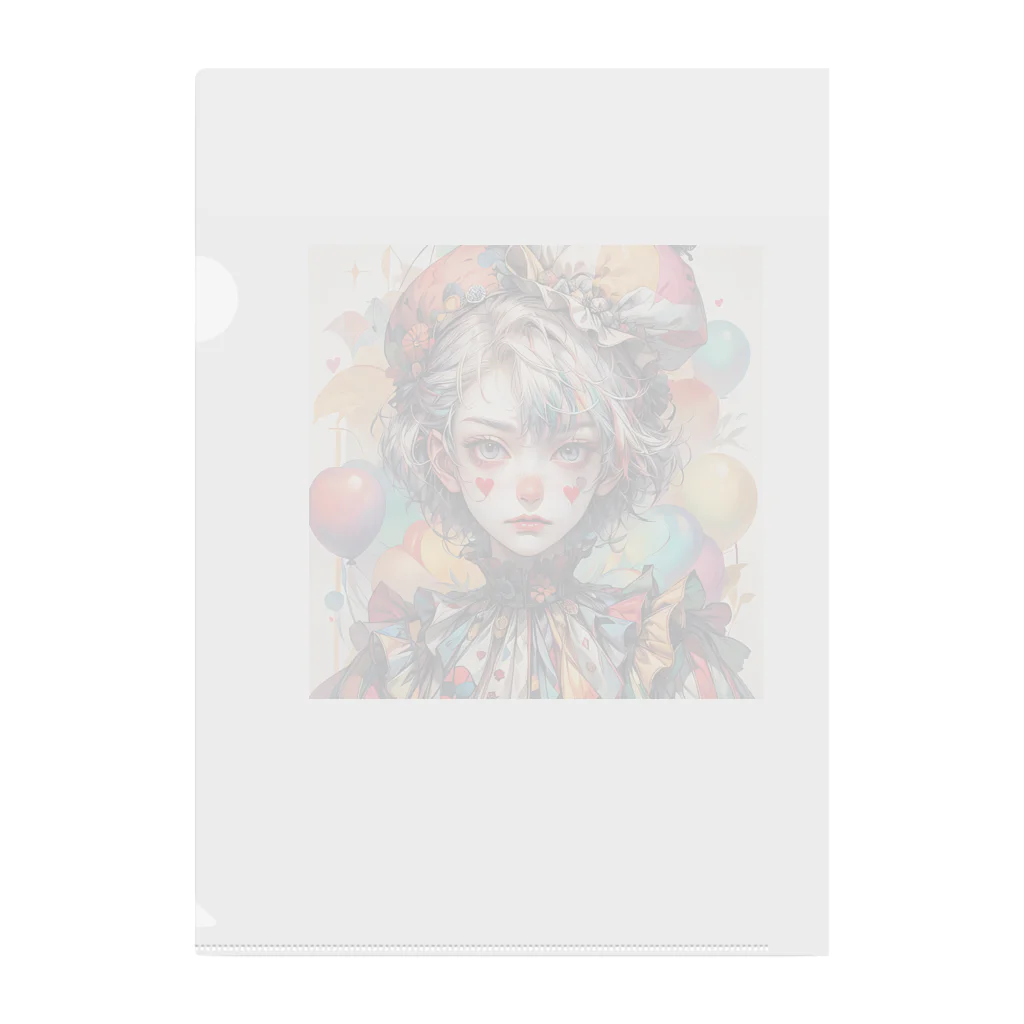 Jake-Hokkaido のJK-005 Pierrot girl Clear File Folder