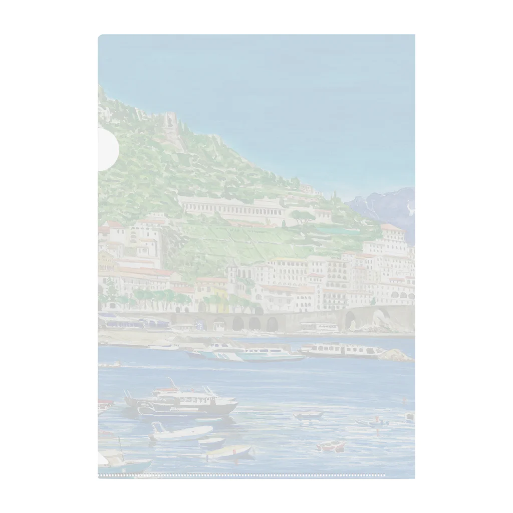 がぶちゃんのイタリアの港の風景 Clear File Folder