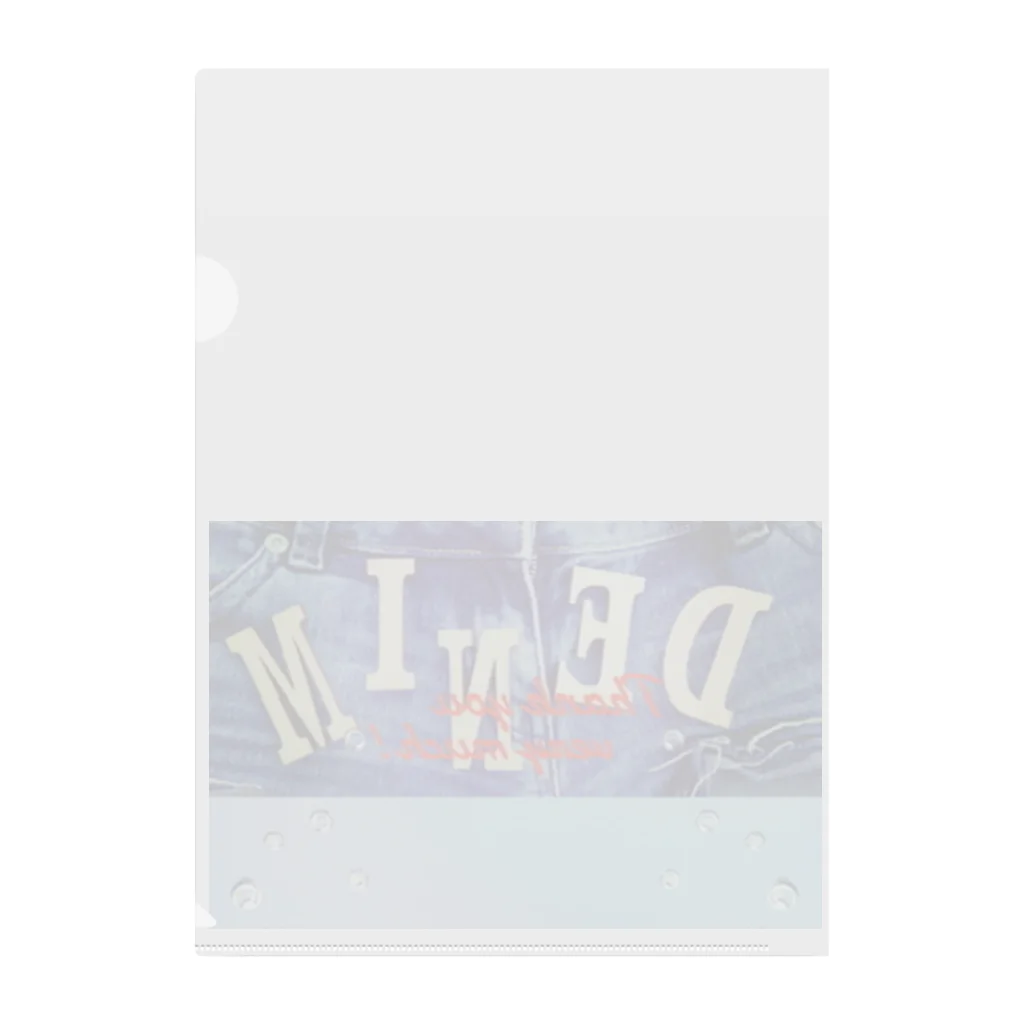 denim🏝️シリーズのdenim🏝️シリーズ Clear File Folder