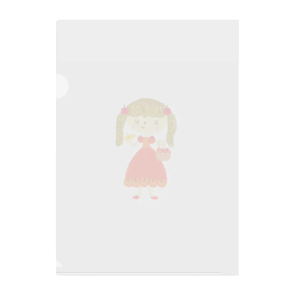 メリーメリークリスマスランドのApple Princess りんごちゃん Clear File Folder