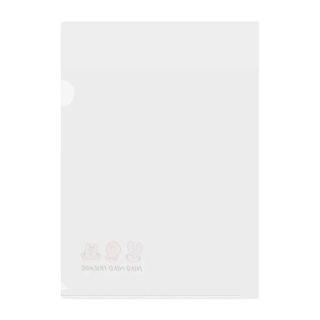 ponnu_kyunのニコニコフレンズ Clear File Folder